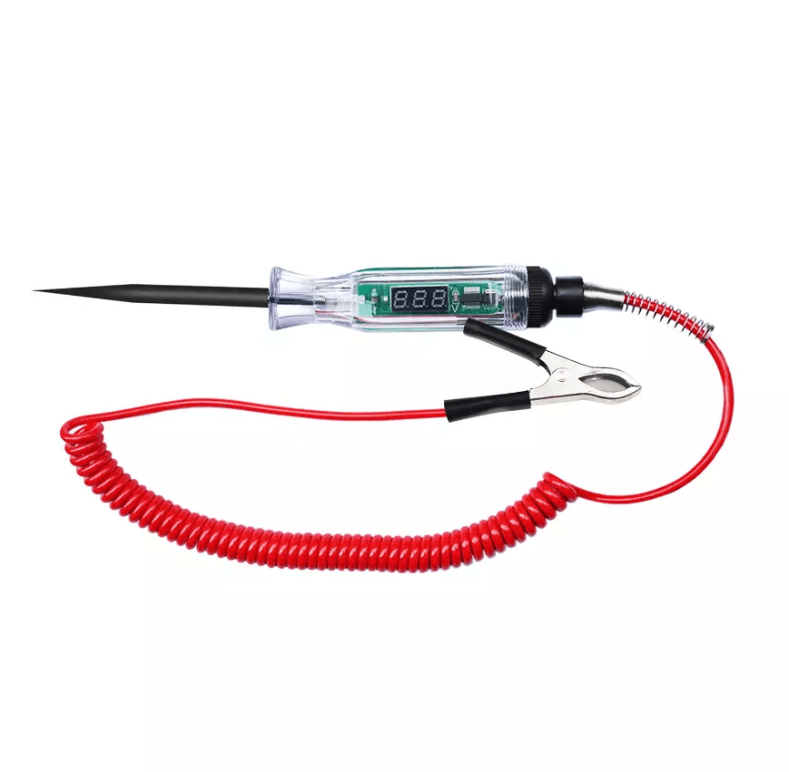 Automotive Digital Electric Voltage Circuit Tester For Car And Truck DC Test Light With LED Display 11