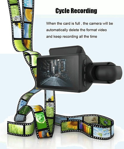 1080P Dual Lens Car DVR Dash Cam Video Recorder With GSensor Front And Inside Camera Night Vision P 9