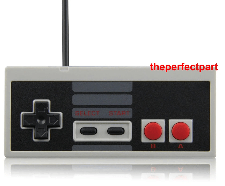 Retro Controller For Original Nintendo NES Console Wired Gamepad Compatible With Long Cord Replacem 1