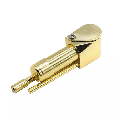 Brass Tobacco Smoking Pipe Stash Storage Cylinder Chamber Metal Pipe W Lid Bowl Durable Compact Poc 6