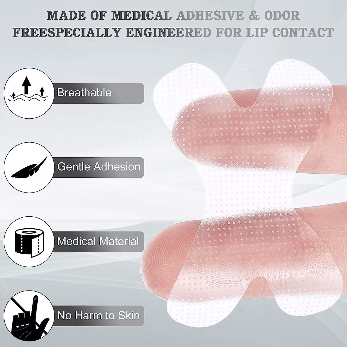 90PCS Gentle Mouth Tape  Hypoallergenic AntiSnoring Strips For Nasal Breathing  Sleep Aid 2