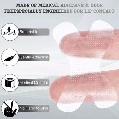 90PCS Gentle Mouth Tape  Hypoallergenic AntiSnoring Strips For Nasal Breathing  Sleep Aid 2