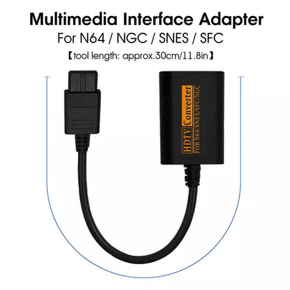 N64 To HDMI Converter Adapter HD Link Cable For Nintendo GameCube 1