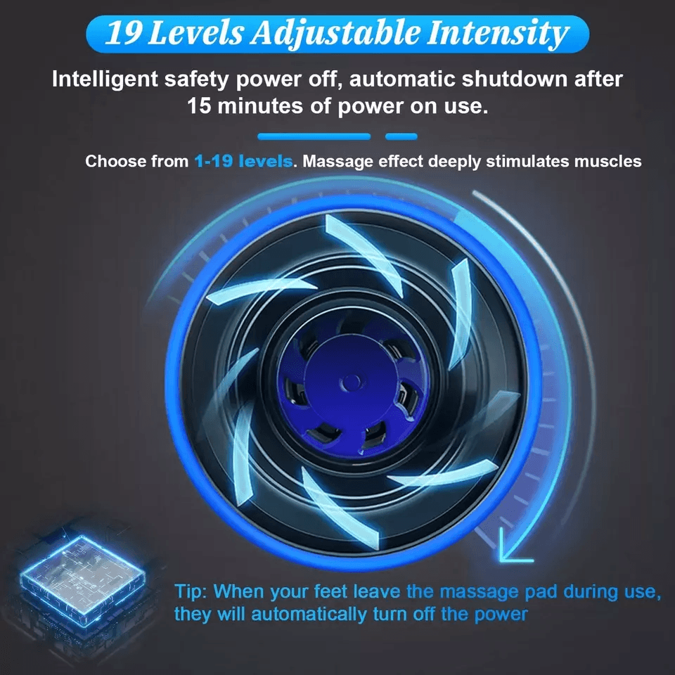 Leg Electric Deep Reshaping EMS Foot Massager Kneading Muscle Pain Relief Mat Foldable Portable Cir