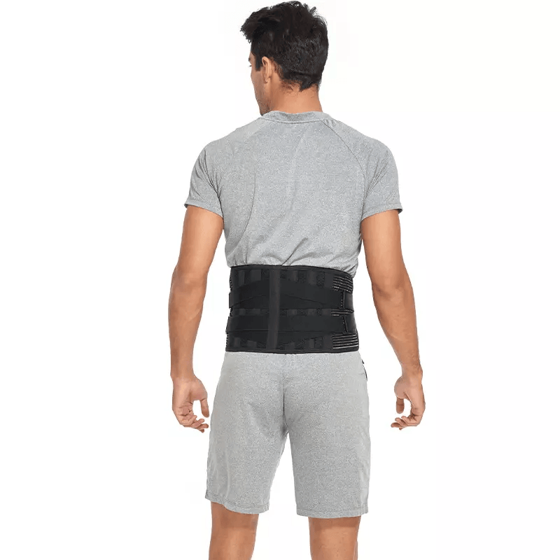 Adjustable Lower Back Brace Lumbar Support Waist Belt For Pain Relief Unisex Comfortable Support 6