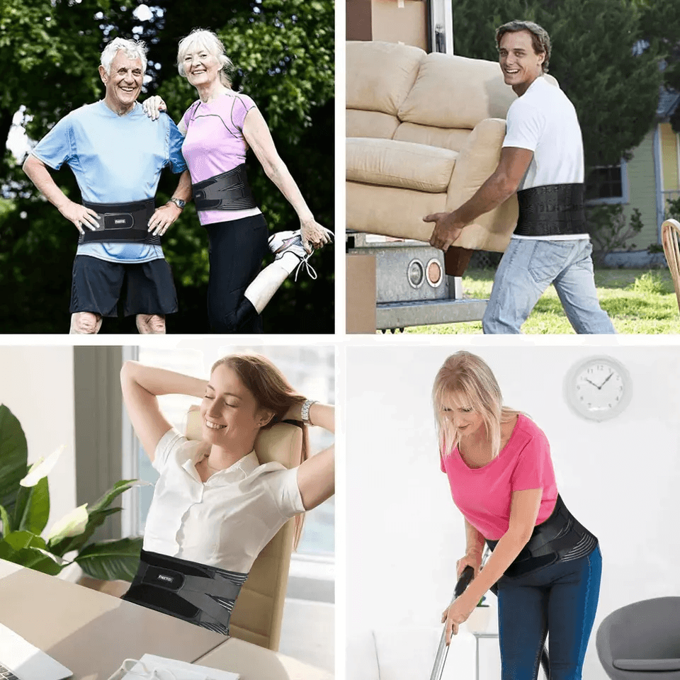 Adjustable Lower Back Brace Lumbar Support Waist Belt For Pain Relief Unisex Comfortable Support 3