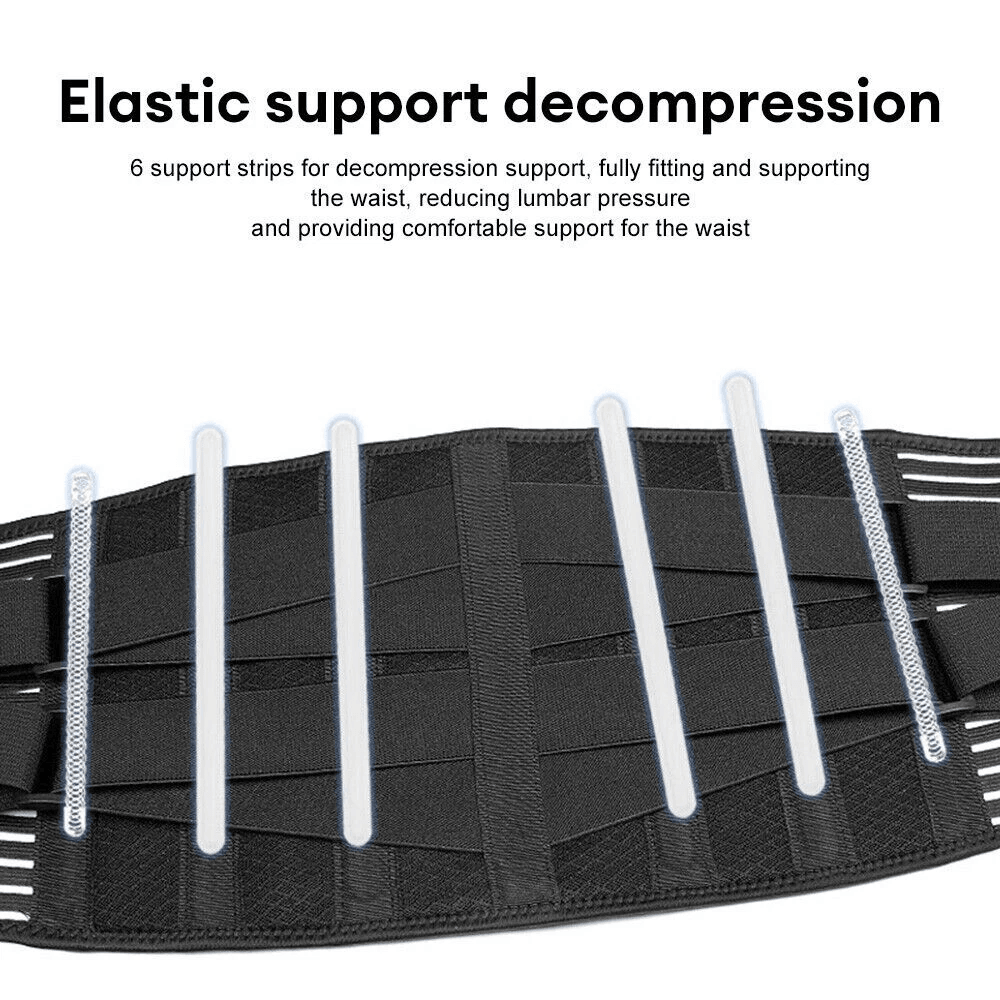 Adjustable Lower Back Brace Lumbar Support Waist Belt For Men And Women  Pain Relief Posture Correc 12