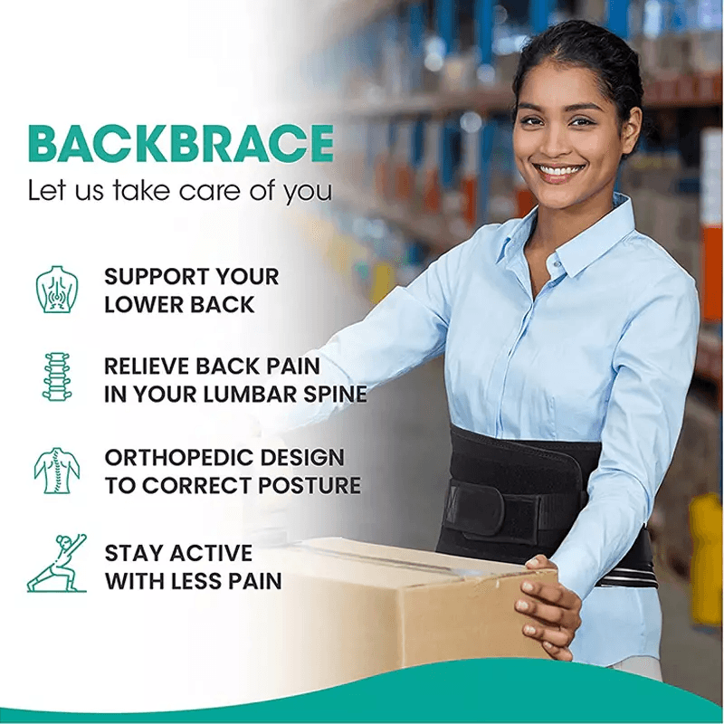 Adjustable Lower Back Brace Lumbar Support Waist Belt For Men And Women  Pain Relief Posture Correc 1