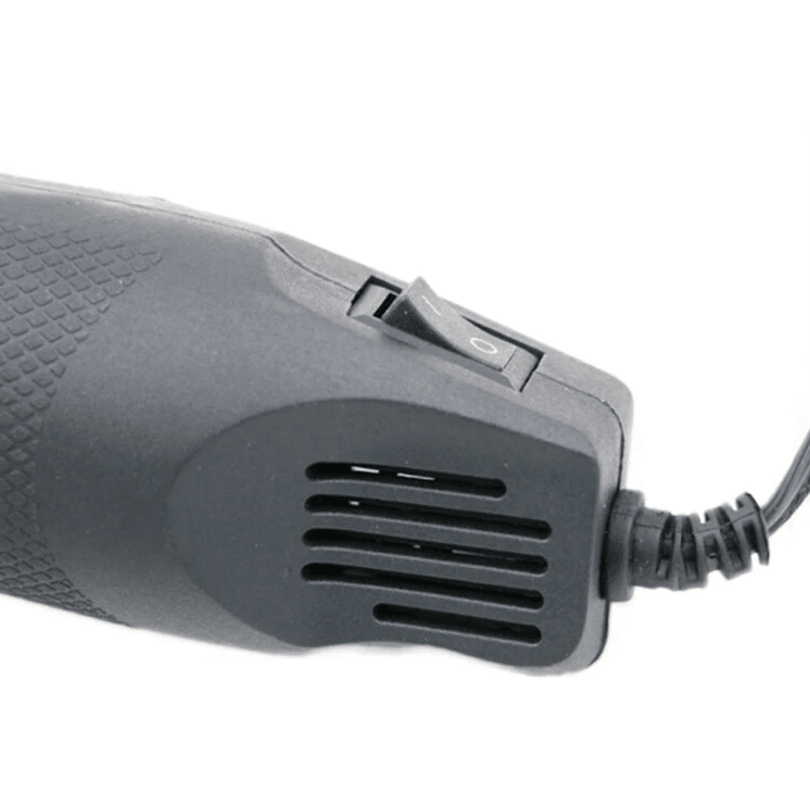 Hot Air Mini Heat Gun For DIY Crafts Electric Embossing Tool With Nozzles For Paint Drying Resin Cl 9