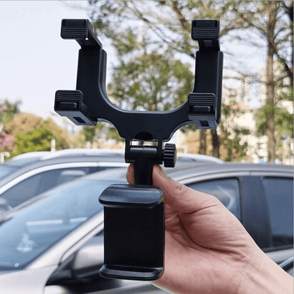Car Rear View Mirror Mount Stand With Rotation Universal GPS Cell Phone Holder For Devices Stable   2