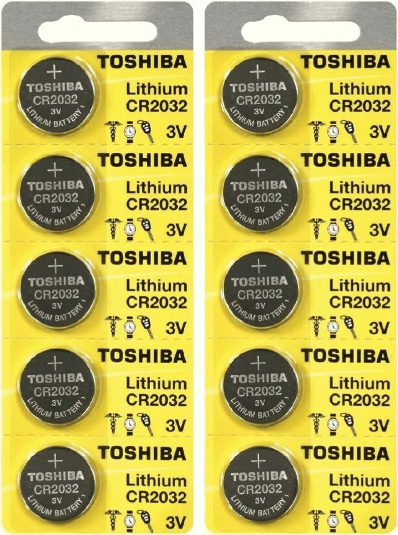 CR2032 3V Lithium Coin Cell Battery – Compatible with BR2032, DL2032 – Ideal for Watches, Remotes, and More