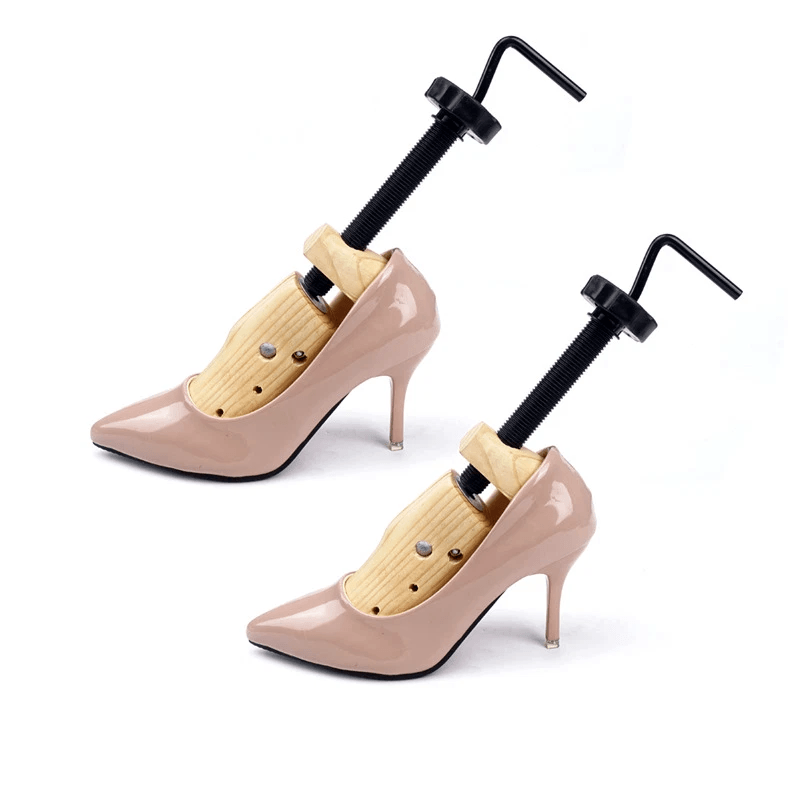 2Way Wooden Adjustable Shoe Stretcher Expander For Men Women Boot Shoe Widener With Bunion Plugs St 7