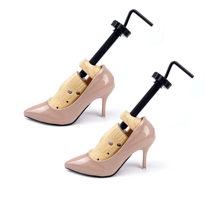 2Way Wooden Adjustable Shoe Stretcher Expander For Men Women Boot Shoe Widener With Bunion Plugs St 7