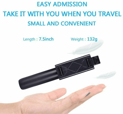 Bluetooth Selfie Stick Tripod Stand Extendable Remote Desktop Cell Phone Holder Adjustable Lightwei 6