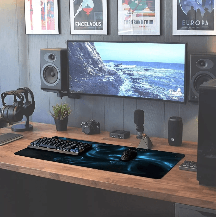 Extended Gaming Mouse Pad Desk Keyboard Mat Large Anti-Slip Surface