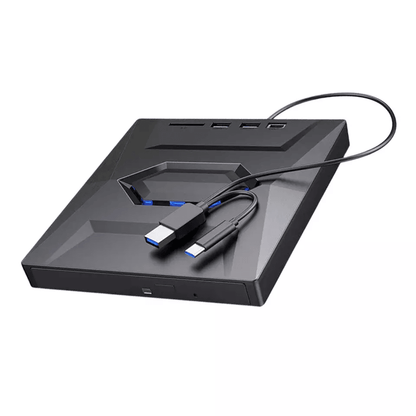 External CD DVD Drive USB Writer Burner Player For PC Laptop Windows Mac Portable Optical Drive Wit