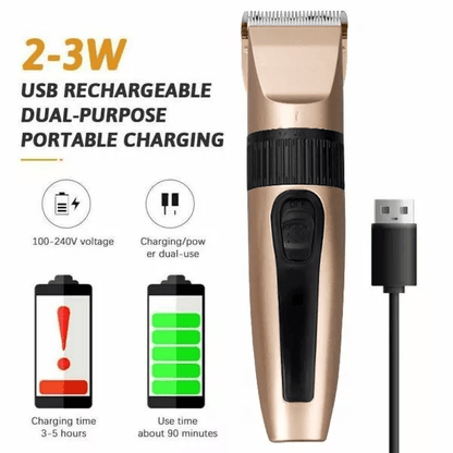 Professional Cordless Hair Clippers  Trimmer Kit For Men Barber Grade Hair Cutting Machine 2