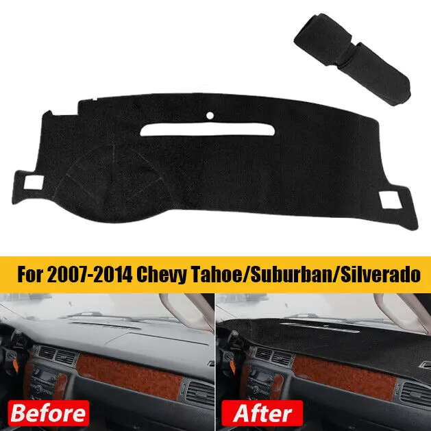 Fit For Chevy SilveradoTahoeSuburban 20072014 Dashboard Pad Cover Mat UV Protection Dash Mat With O 10