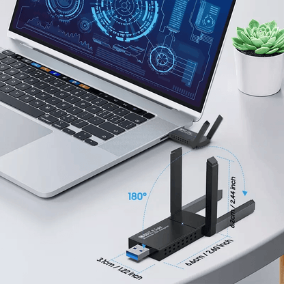 USB Dual Band WiFi Adapter Wireless Network Dongle 4