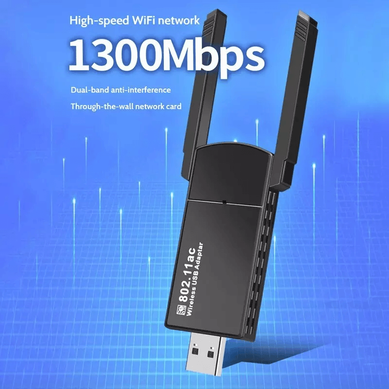 USB Dual Band WiFi Adapter Wireless Network Dongle 1