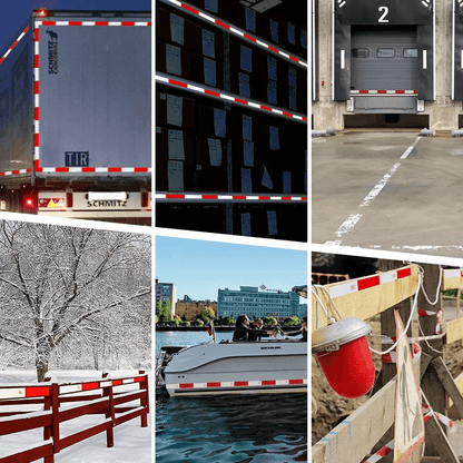 Red White Reflective Conspicuity Tape For Trailer Safety Warning Sign Auto Truck Strip With Waterpr 6