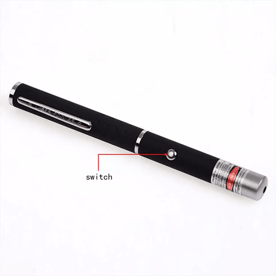Laser Pointer Pen Green Blue Red Light Visible Beam Lazer Battery Powered Metal Pen For Cat Toys  O 11