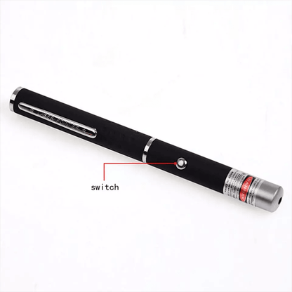 Laser Pointer Pen Green Blue Red Light Visible Beam Lazer Battery Powered Metal Pen For Cat Toys  O 11