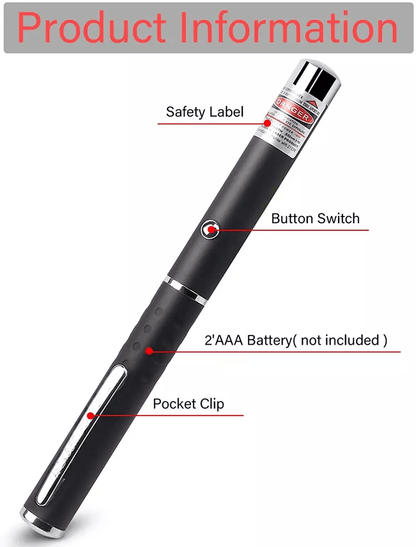 Laser Pointer Pen Green Blue Red Light Visible Beam Lazer Battery Powered Metal Pen For Cat Toys  O 14
