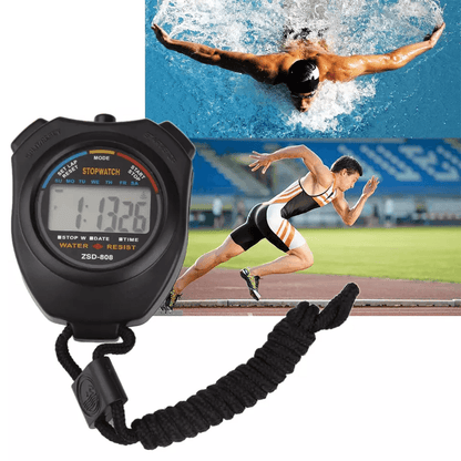 Digital Stopwatch Sports Counter Set With Chronograph Date Timer And Odometer Watch Lightweight Tim 2