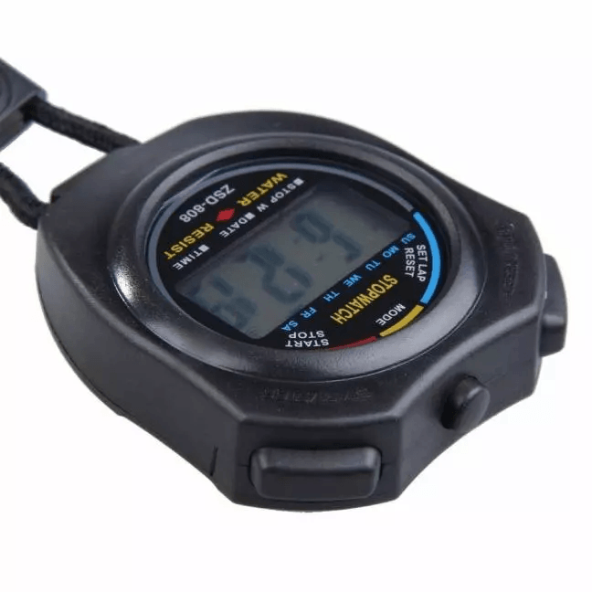 Digital Stopwatch Sports Counter Set With Chronograph Date Timer And Odometer Watch Lightweight Tim 7