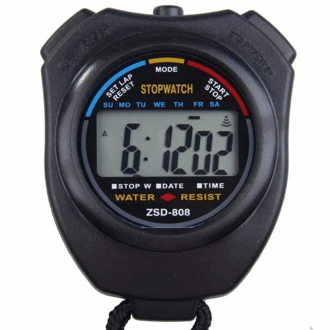 Digital Stopwatch Sports Counter Set With Chronograph Date Timer And Odometer Watch Lightweight Tim 4