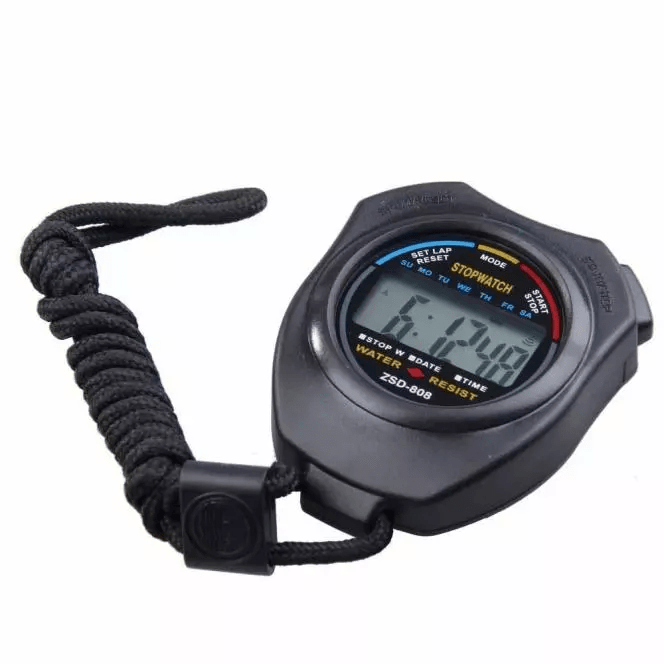 Digital Stopwatch Sports Counter Set With Chronograph Date Timer And Odometer Watch Lightweight Tim 9