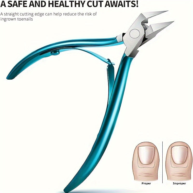 Professional Manicure Dead Skin Pliers – Stainless Steel Bevel Scissors for Precise Nail Care