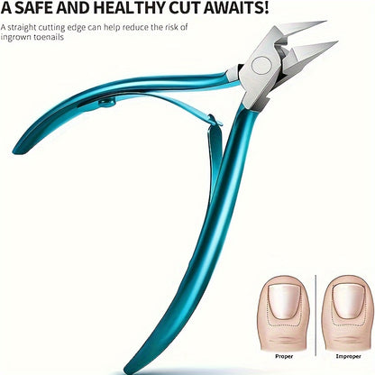 Professional Manicure Dead Skin Pliers – Stainless Steel Bevel Scissors for Precise Nail Care