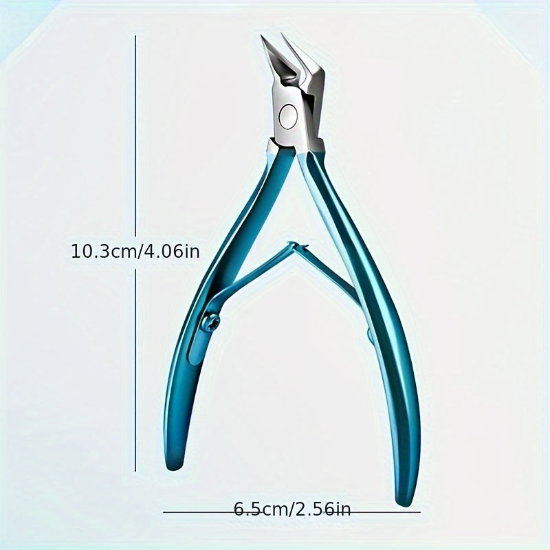 Professional Manicure Dead Skin Pliers – Stainless Steel Bevel Scissors for Precise Nail Care