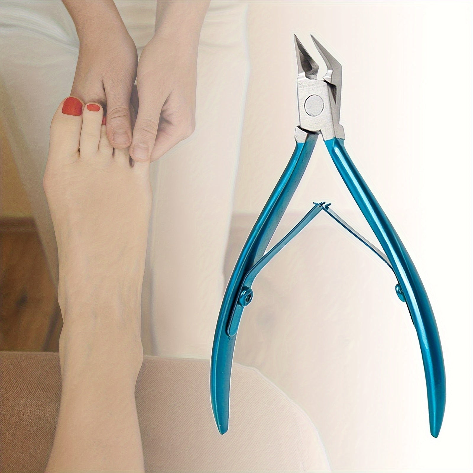 Professional Manicure Dead Skin Pliers – Stainless Steel Bevel Scissors for Precise Nail Care