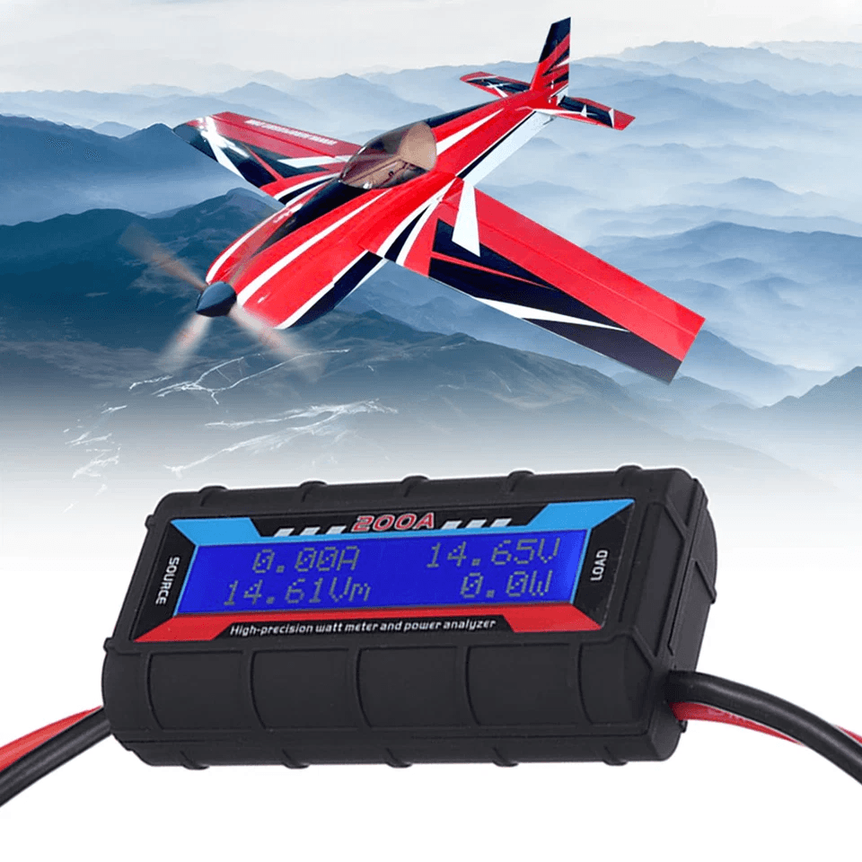 DC Digital Monitor LCD Volt Amp Meter Analyzer For RC Car Solar Battery Power 2