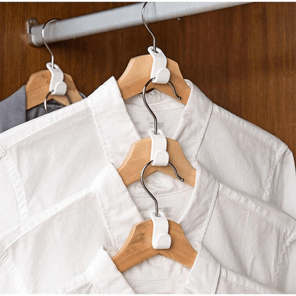 Clothes Hanger Connector Hooks Closet Hangers Organizer Space Saving Clip For Wardrobe Storage And  9