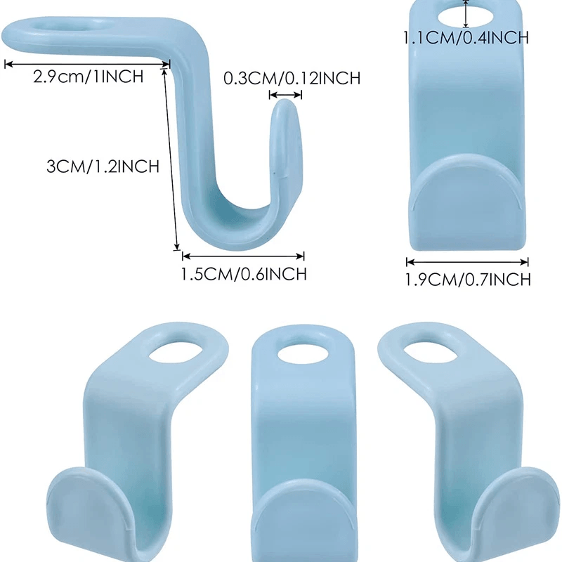 Clothes Hanger Connector Hooks Closet Hangers Organizer Space Saving Clip For Wardrobe Storage And  19