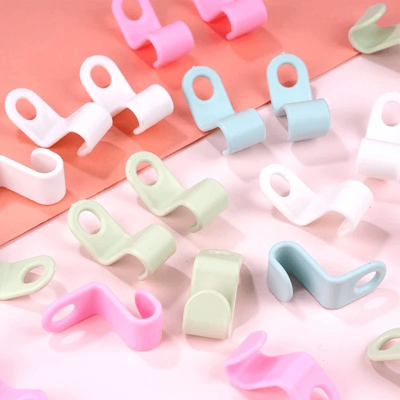 Clothes Hanger Connector Hooks Closet Hangers Organizer Space Saving Clip For Wardrobe Storage And  16