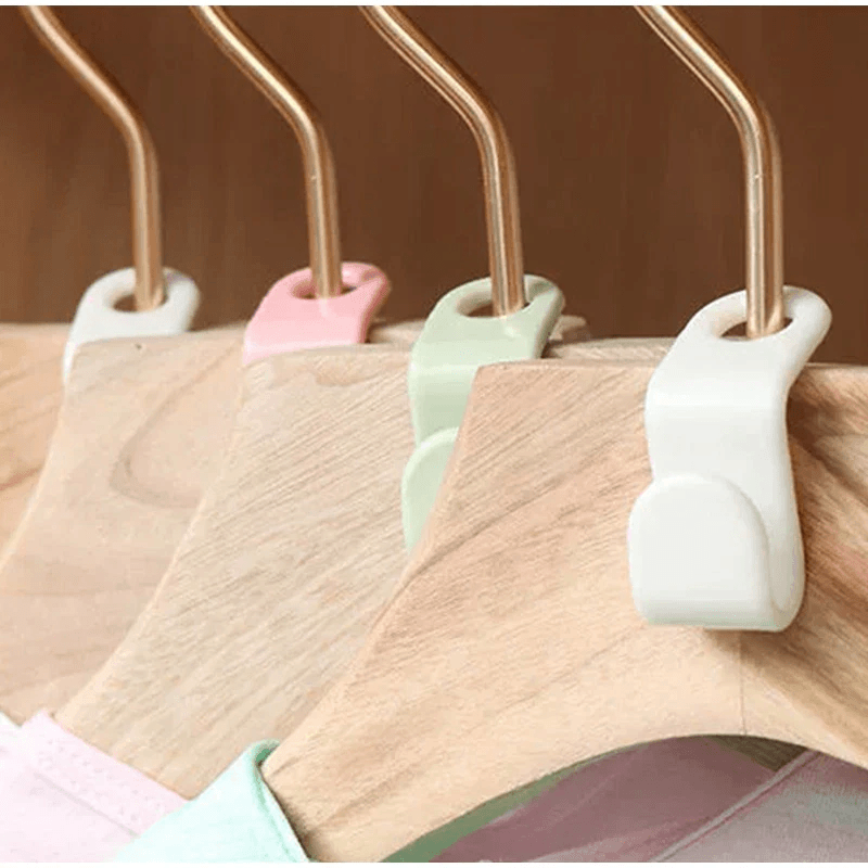Clothes Hanger Connector Hooks Closet Hangers Organizer Space Saving Clip For Wardrobe Storage And  8
