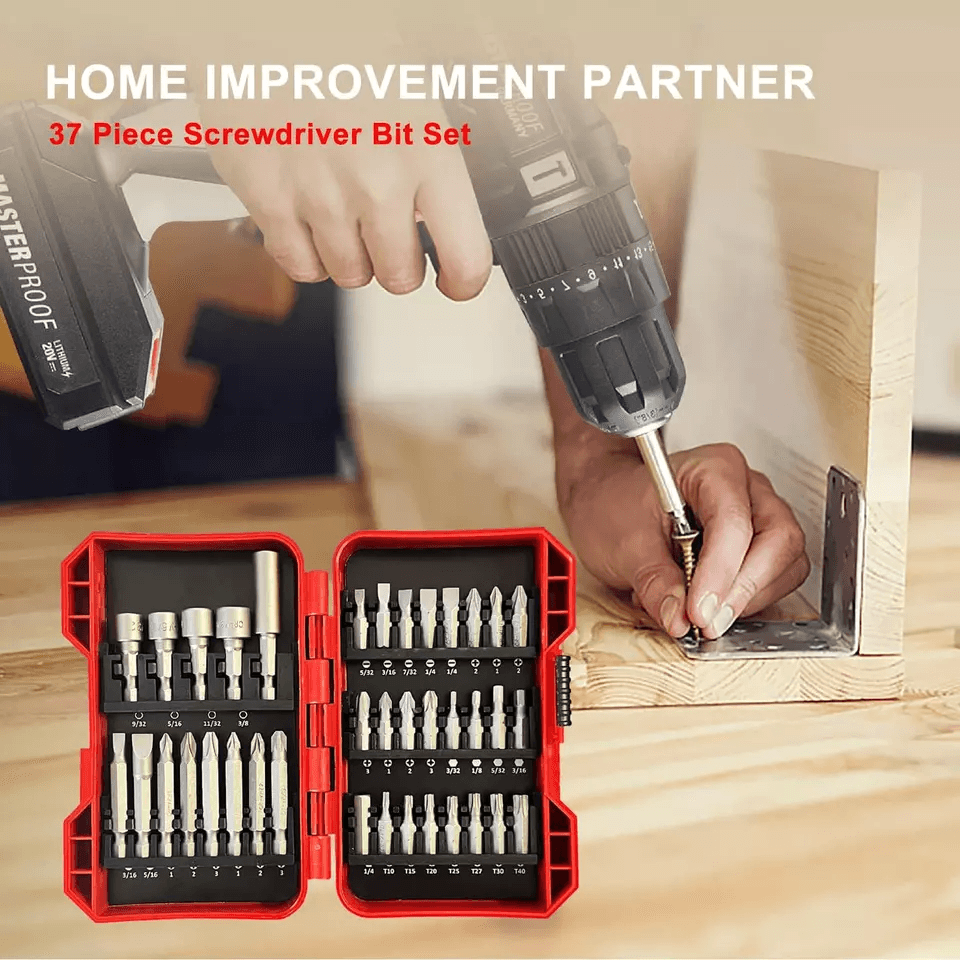 Impact Screwdriver Bit Set With Magnetic Nut Drivers Torx Phillips Hex Slotted For Power Drills 1