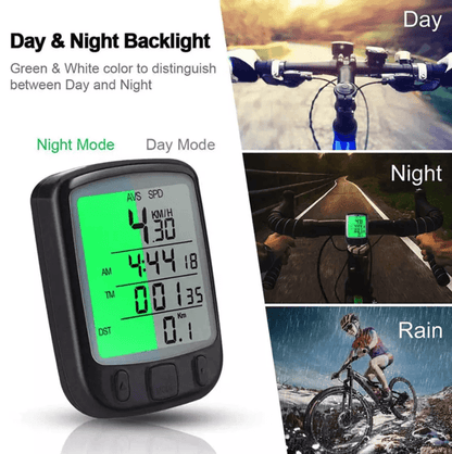 Bike Bicycle Speedometer Cycle Digital Odometer Computer  Waterproof LCD Wireless Cycling Computer  2