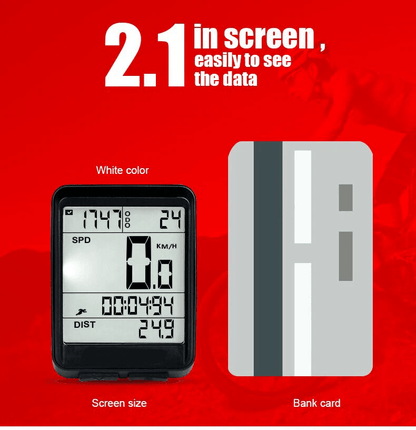 Bike Bicycle Speedometer Cycle Digital Odometer Computer  Waterproof LCD Wireless Cycling Computer  15