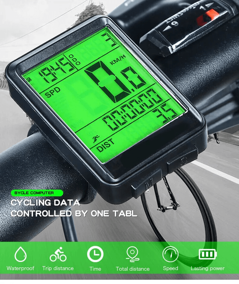 Bike Bicycle Speedometer Cycle Digital Odometer Computer  Waterproof LCD Wireless Cycling Computer  14