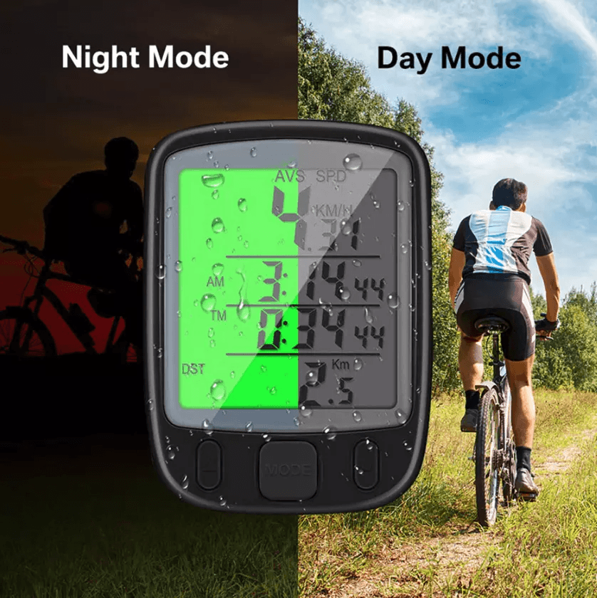 Bike Bicycle Speedometer Cycle Digital Odometer Computer  Waterproof LCD Wireless Cycling Computer  4