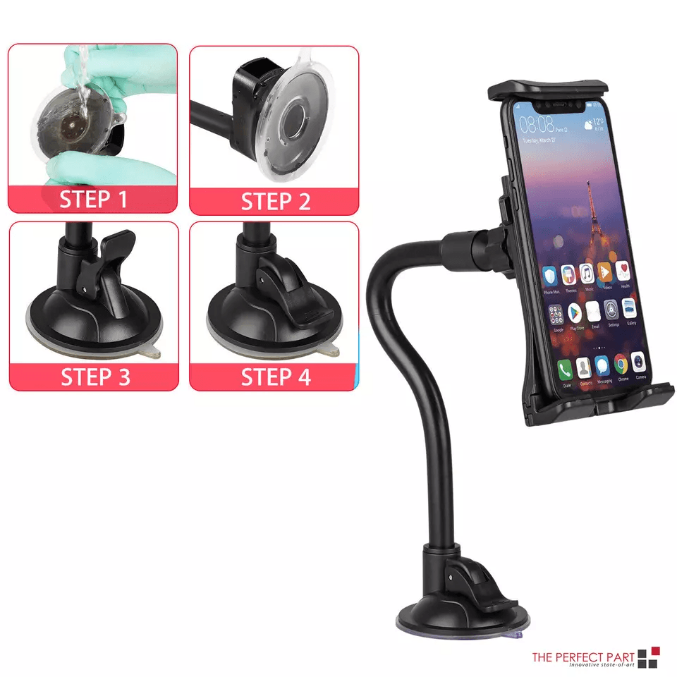 Universal Car Windshield Holder  Desktop Mount For Cellphone Tablet GPS Strong Suction Adjustable A 4