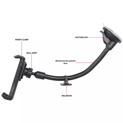 Universal Car Windshield Holder  Desktop Mount For Cellphone Tablet GPS Strong Suction Adjustable A 7