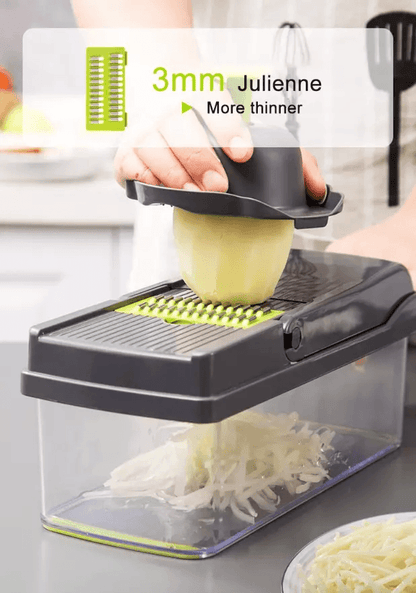 Vegetable Fruit Chopper And Cutter Onion Veggie Dicer Slicer Kitchen Set With Stainless Steel Blade 5