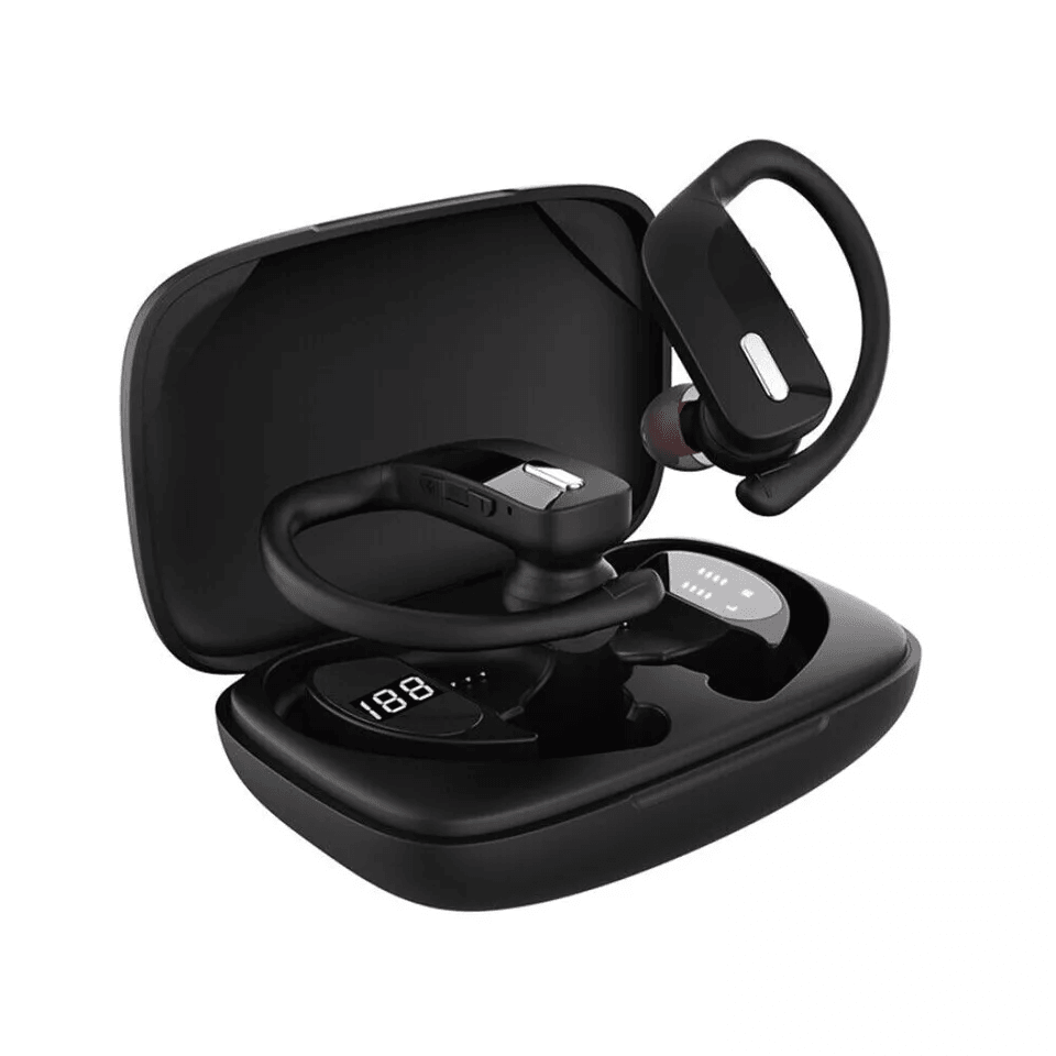TWS Bluetooth Headset Wireless Earphones Stereo Earbuds with Ear Hook